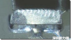 不沾錫，空焊不沾錫