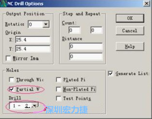 轉(zhuǎn)完Gerber后，接著還需轉(zhuǎn)鉆孔，通孔和盲、埋孔的轉(zhuǎn)法有所不同，轉(zhuǎn)通孔只須點(diǎn)擊Add，在彈出的窗口Document Name輸入文件名