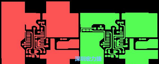 此操作可使文件中大部分的焊盤輸出后仍為焊盤，不會成為線性焊盤，并且不會產(chǎn)生像下圖一樣的短路情況