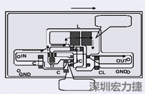 圖2：升壓電路的PCB設(shè)計示例。