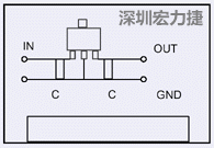 圖3：降壓電路的PCB設(shè)計示例。