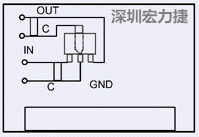 圖3：降壓電路的PCB設(shè)計示例。