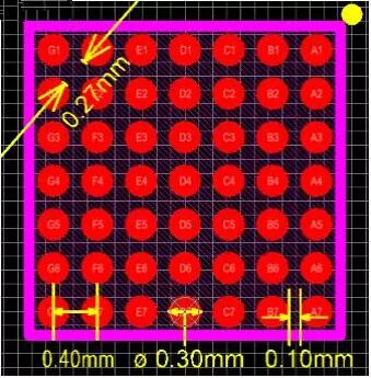 這一類BGA模塊設(shè)計(jì)已經(jīng)是刷新底線，屬于最小加工能力范疇。