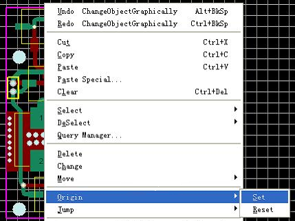依次按“E、O、S”將原點(diǎn)設(shè)置到圖形的左下角